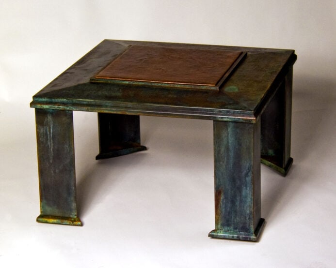 Custom furniture hospitality metalwork small table