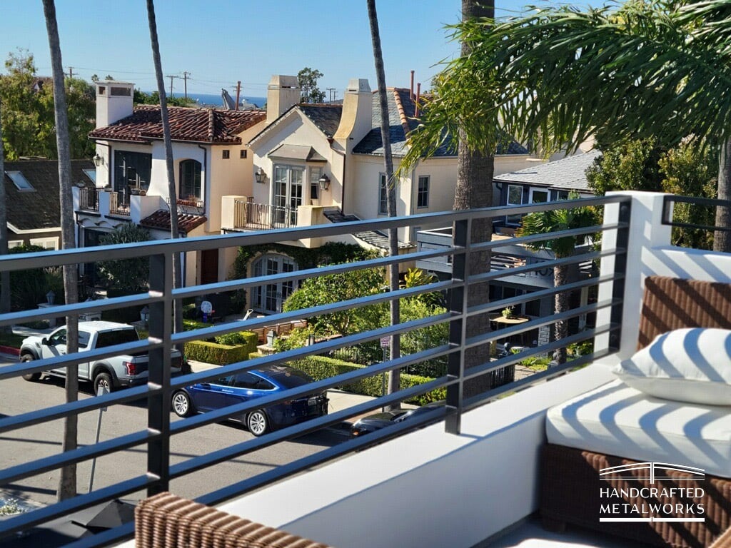 metal outdoor stair railings