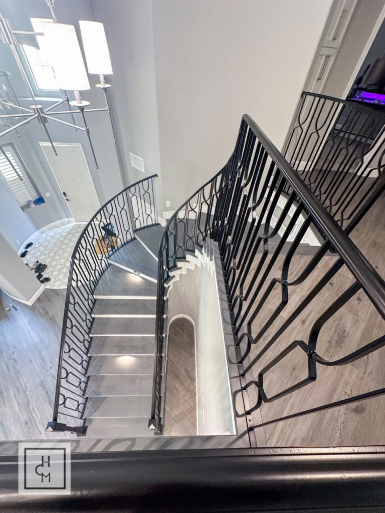 modern railings indoor - Hand Crafted Metalwork