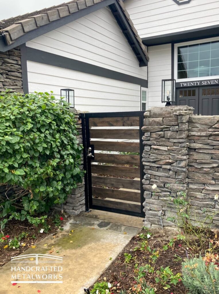 Custom metal entry gates - Hand Crafted Metal Work