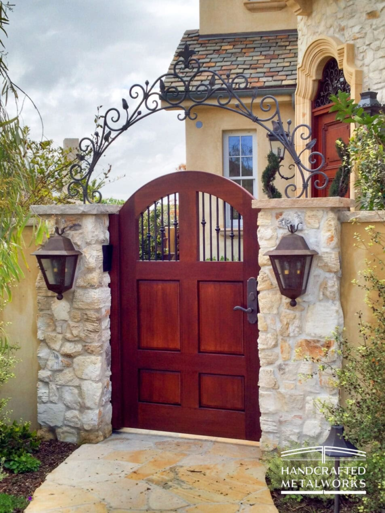 metal pedestrian gate