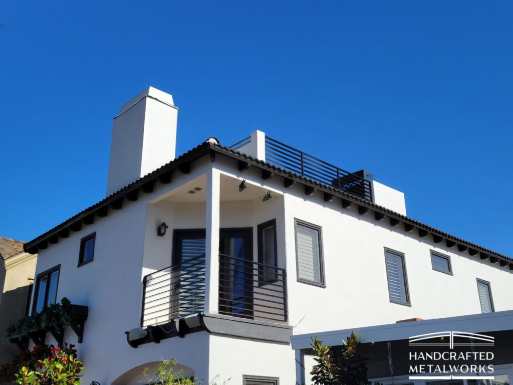 metal balcony railing