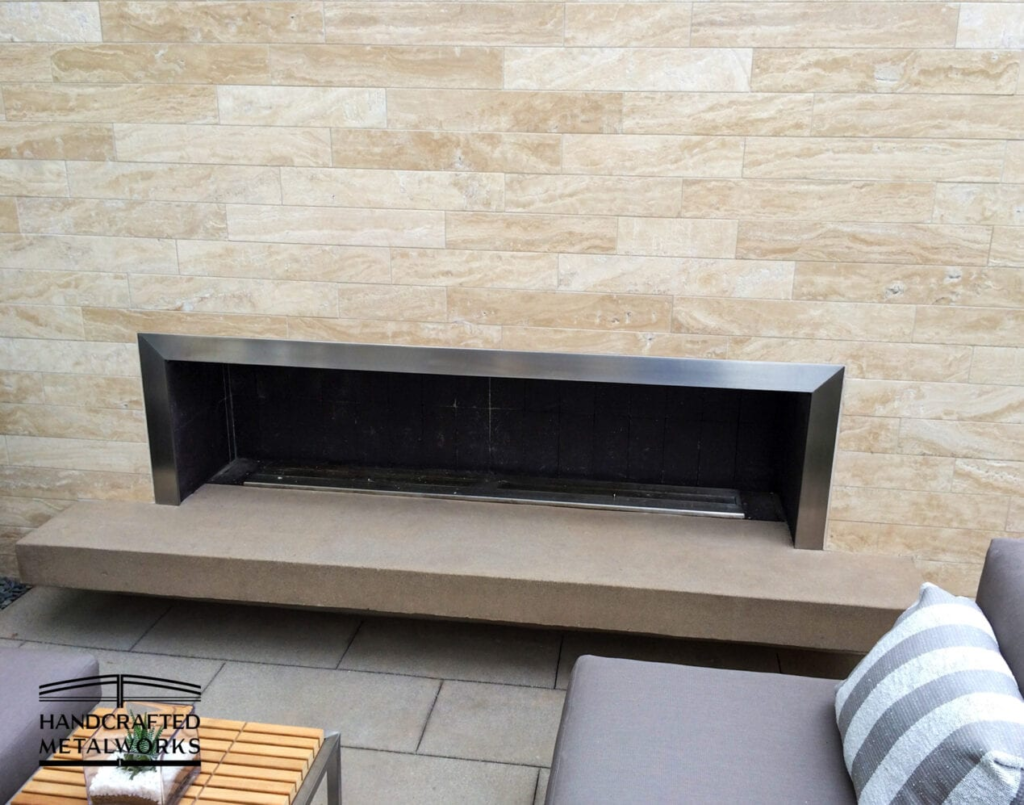 wrought iron fireplace screen