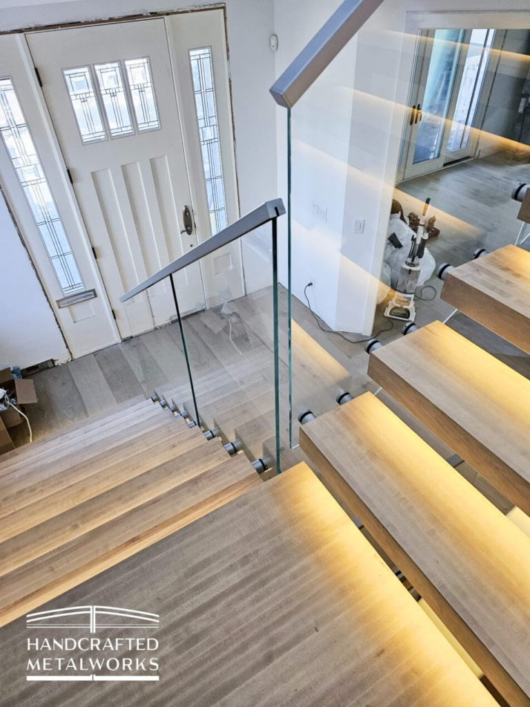 glass guardrail