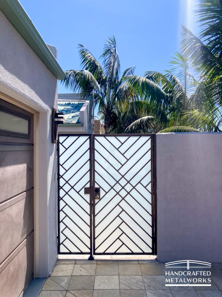 Custom glass gates